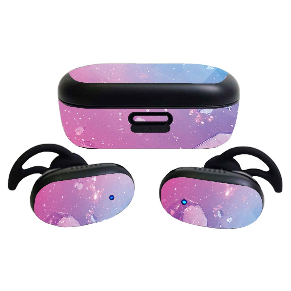 MIGHTY SKINS MightySkins Glossy Glitter Skin Compatible with Bose QuietComfort Earbuds (2020)