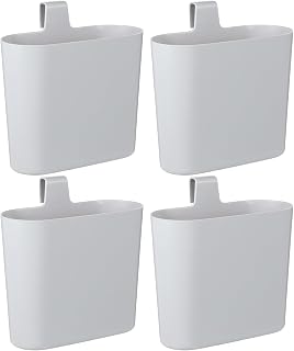 4pcs Cat Litter Scoop Holder with Simple Upkeep Build for Litter Box | Plastic Holder, Wide Compatibility for Scoop Storage, Minimizes Scatter, Cat-care Setups, Hanging Caddy
