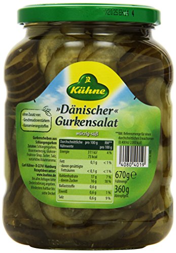 Kühne Dänischer Gurkensalat, 720ml