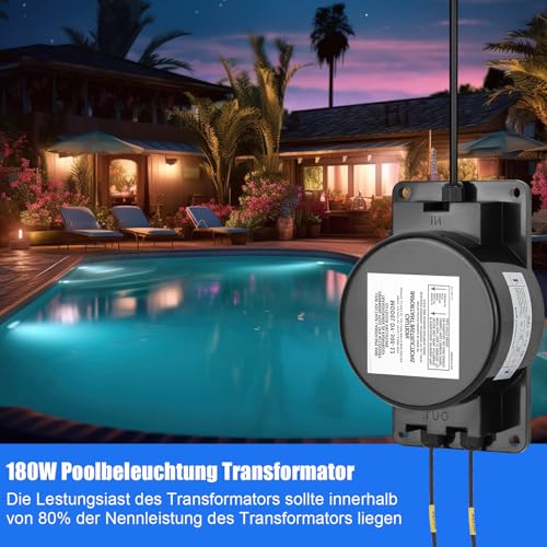 Transformateur basse tension 12V AC pour éclairage de paysage