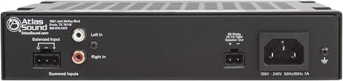 Miniatura 2 de Atlas Sound Amplificador 60W 70V
