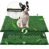 HQ4US Grass Pee Pads for Dogs Potty, Artificial Grass Patch Odor Control