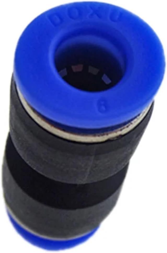 Air Pneumatic Fittings Straight Push In Connectors Quick Fitting PU4-PU16 10Pcs(PU10 (10PCS))