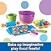Learning Resources New Sprouts Bake It! 15 Pieces, Ages 18+ months Pretend Play Food for Toddlers, Toddler Toys, Baking Supplies for Kids