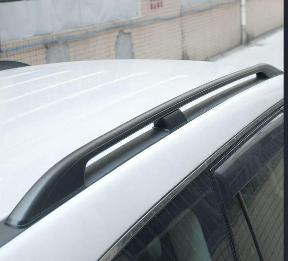 FTAPACCE 2PCS Roof Rail Racks Fits for Nissan Patrol Armada Y62 2017-2023 Cargo Crossbars Luggage Carrier Aluminum Black