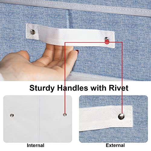 China Storage Containers,Wine Glass Mug Plate Dish Stemware Storage Box With Dividers,Hard Shell Dinnerware Case With 24 Felt Protectors For Crystal Glassware,Coffee Cup,Bowl Packing & Moving (Blue) #TOP3