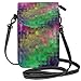 Produktbild Handy Geldbörse Crossbody Rainbow Bunte Umhängetasche Kleine Handy Geldbörse Geldbörse für Frauen
