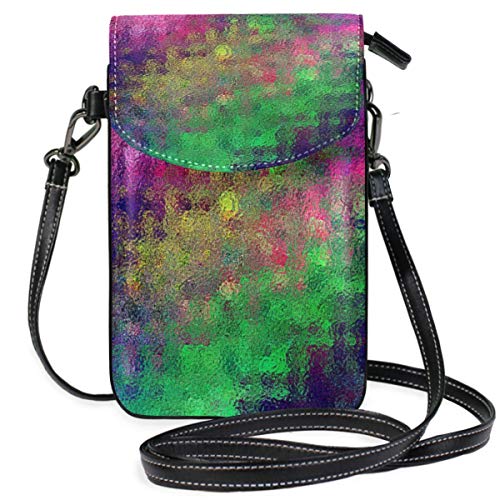 Preisvergleich Produktbild Handy Geldbörse Crossbody Rainbow Bunte Umhängetasche Kleine Handy Geldbörse Geldbörse für Frauen
