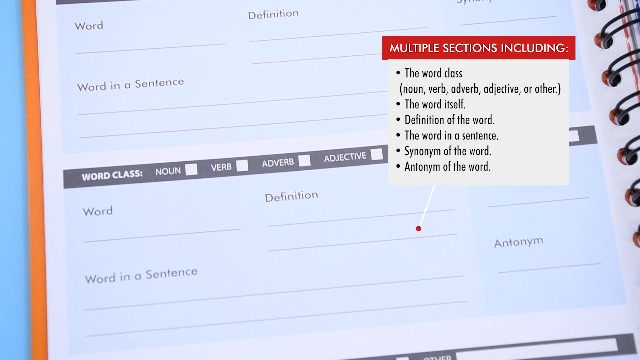 Pukka Pad B5 Vocabulary Book With 520 Word Capacity Includes | Desertcart