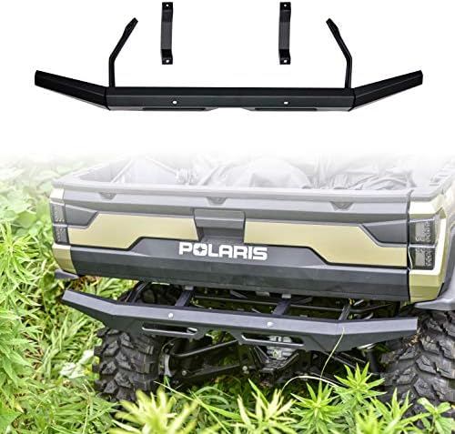 Ranger XP 1000 Rear Bumper, SAUTVS Rear Brush Guard Protector for 2018 2019 2020 2021 2022 2023 Polaris Ranger XP 1000 / Crew XP 1000 / Ranger 1000 / Ranger 1000 XP Accessories (Replace #2882529)