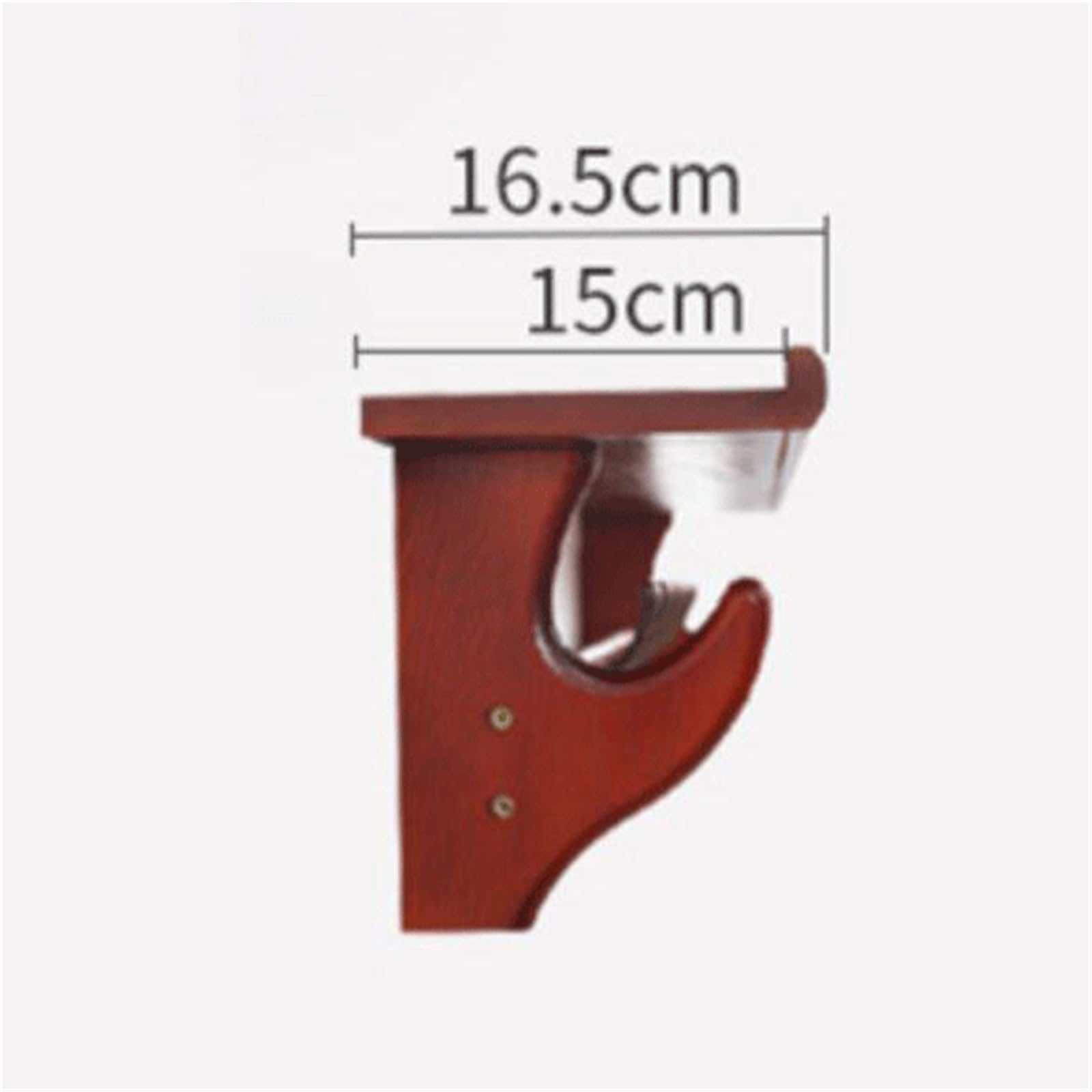Appendiabiti a parete in legno, scaffalatura Attaccapanni da Muro(Red,M)