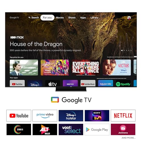 Image of TCL 215 cm (85 inches) 4K UHD Smart QD-Mini LED Google TV 85C8K