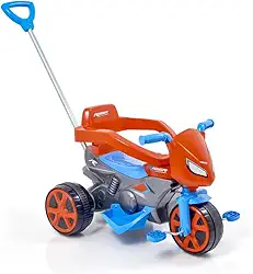 Triciclo Infantil Andador Moto Rider Usual Brinquedos