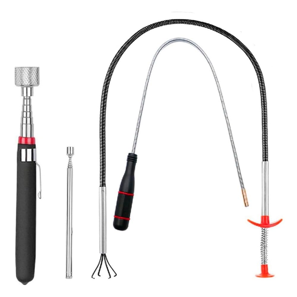 Yrreaty Telescoping Magnetic Pickup Tool Set 4 Pack Extendable Grabbers