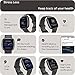 Fitbit Sense 2 Advanced Health and Fitness Smart Watch (Grey/Graphite) with Manage Stress, ECG, SpO2, GPS, 2 Sizes Bands, Bundle with Charger Dock, Wall Adapter, 2 Screen Protectors & PremGear Cloth
