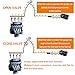 Universal Fuel Pressure Gauge Kit With Quick Connected Hose,0-100 PSI Fuel Pump Tester,Fuel Injection Pressure Tester Fuel Pressure Tester Kit Gas Oil Pressure Tools Gasoline Tester Tool With Vlave