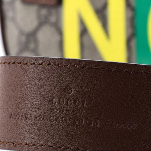Gucci, Pre-Loved Fake/Not Zip Belt Bag Printed GG Coated Canvas, Brown