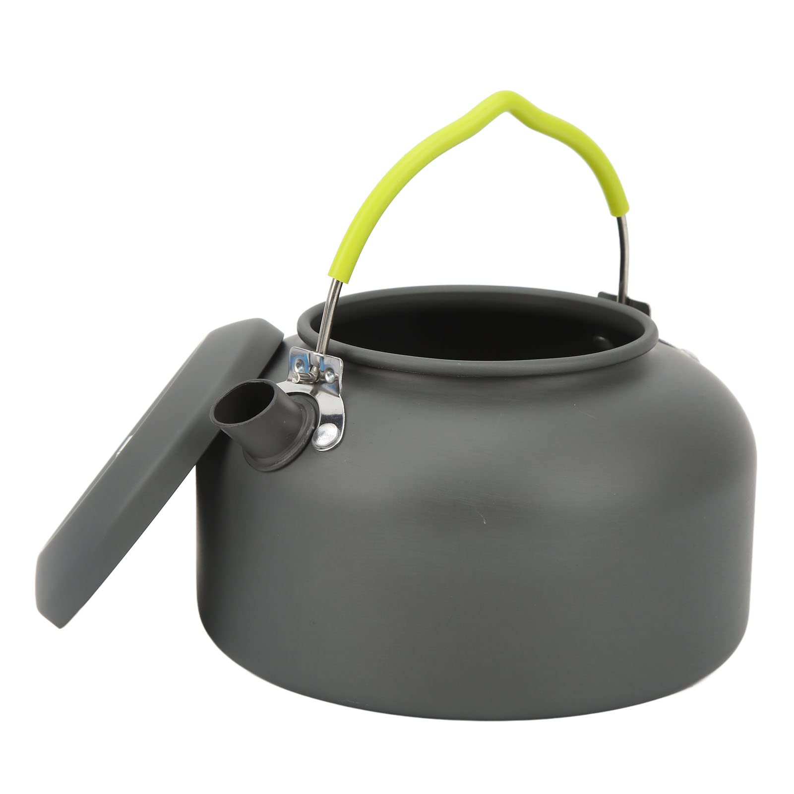 1.3L Camping Kettle, Aluminum Alloy Tea Pot Kettle Portable Enamelware Tea Kettle for Outdoor Hiking