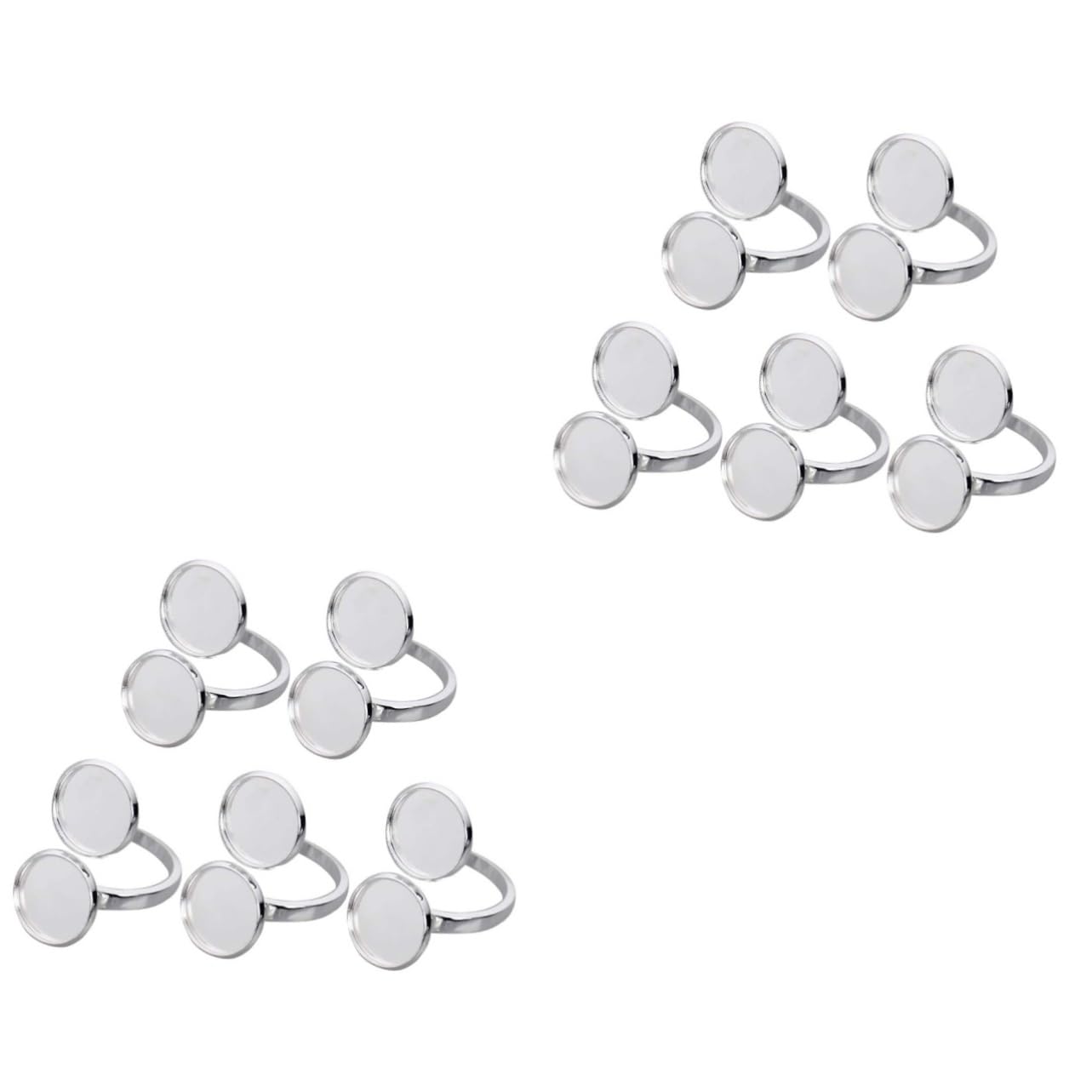 Bases de anillos ajustables NUOBESTY: soportes portátiles para crear joyería a tu medida