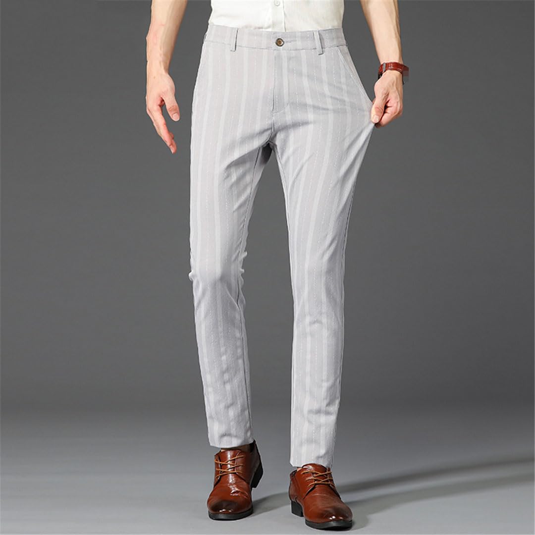 Vogrtcc Pantalone da Uomo da Uomo d'Affari Estivo da Uomo