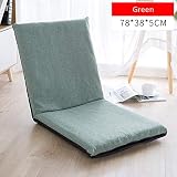 NO REQUIERE MONTAJE: No necesita ningún montaje. Simplemente abierto podría usar, agregue un cómodo y cómodo mueble a su hogar con el sofá de piso ajustable