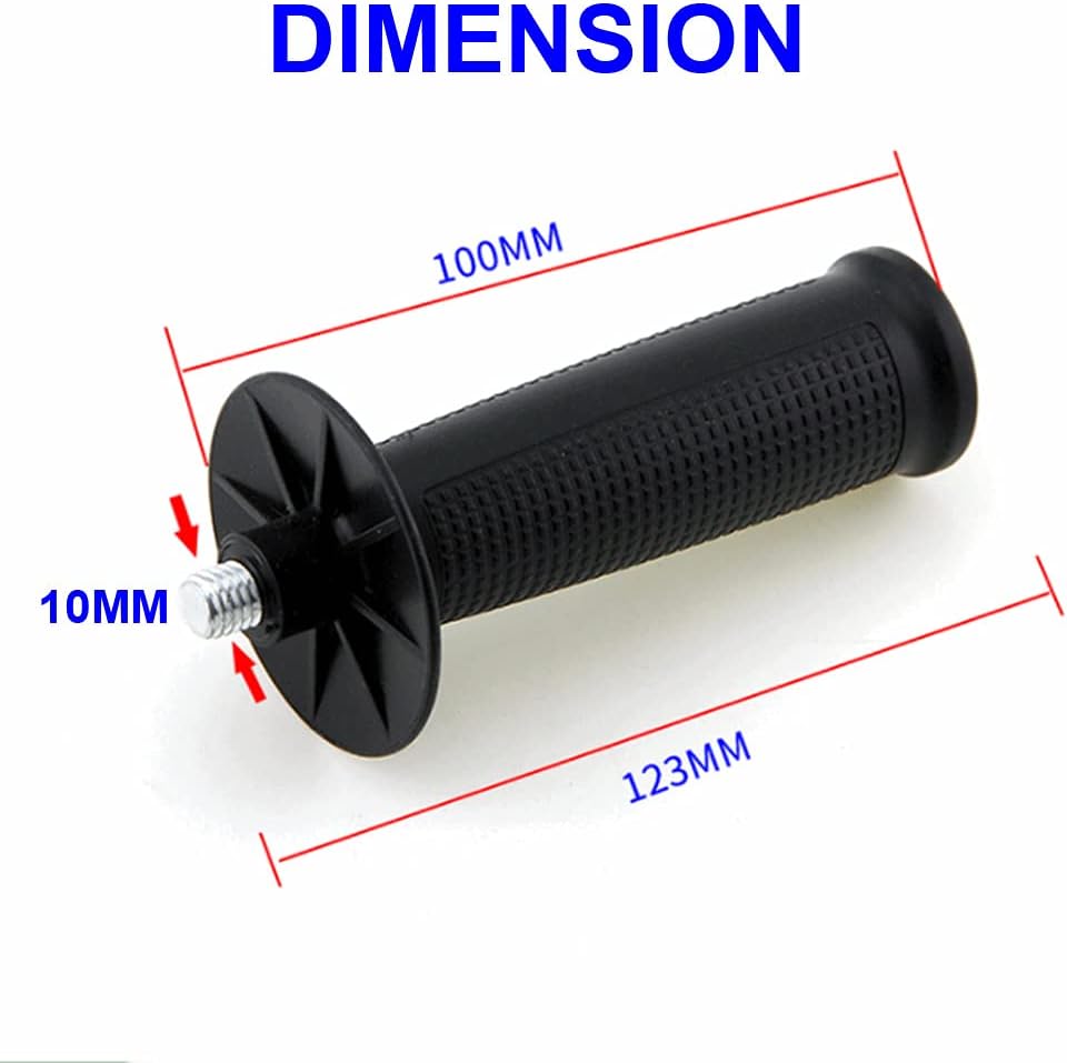 10mm Diameter Thread Auxiliary Side Handle Fit For 100 Model Any Brands Angle Grinder (10MM)