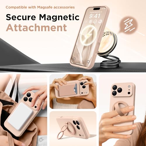 Image of GolbinBox Magnetic for iPhone 17 Pro Case, Silicone Cover, Sunny