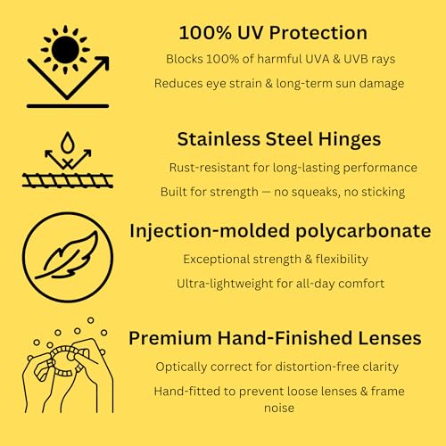 CARVE Havana Sunglasses – Classic Round Frame, Universally Flattering Fit, UV400 Protection4