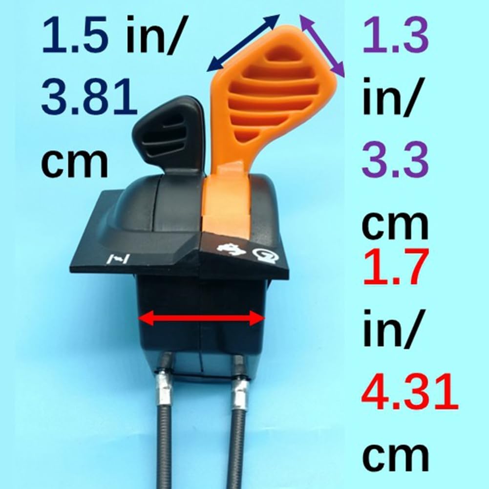 Throttle Choke Cable Control Assembly Compatible with John Deere AM136026 X500 X520 X540 New Z336