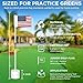 KINGTOP American Golf Flagstick Mini, Double-Side USA Golf Flag, Practice Putting Green Flags for Yard, Chipping Golf Pin Flag Hole Cup Kit, Portable 2-Section Design All 3 Feet, Gift Idea, 4-Pack
