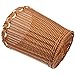 Ipetboom Seagrass Waste Basket Woven Trash Can with Lid Wicker Garbage Bin Rattan Rubbish Container Rustic Storage Basket Laundry Hamper for Kitchen Home Office