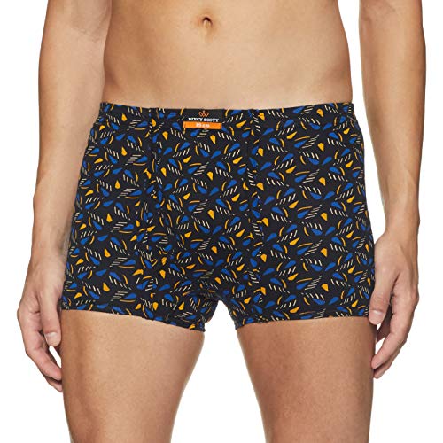 Image of Dixcy Scott Cross Trunk | Long Leg Trunks for Men | 100% Combed Cotton | Soft, Sweat-Absorbent Waistband | C-Open Front Men's Underwear | Self-Hem Leg Grip Innerwear for Man | Pack of 3