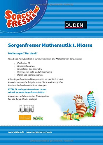 Sorgenfresser Mathematik 1. Klasse: Mathesorgen? Her damit!