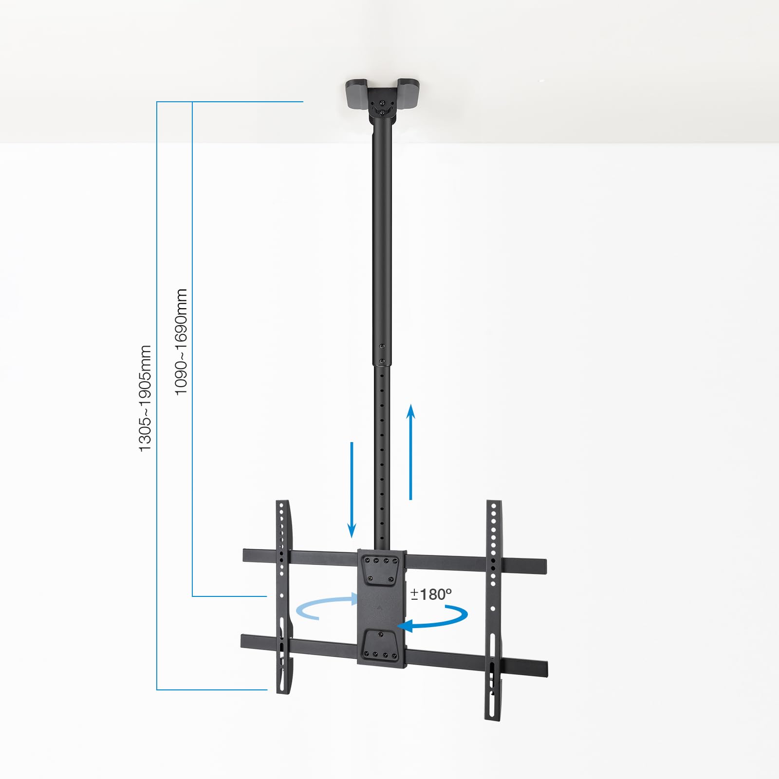 Tooq Lpce1186tsli-xl-b Ceiling Tv Bracket One Size