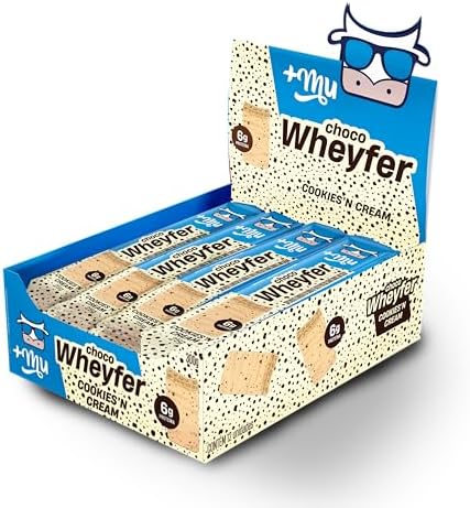 +Mu Chocowheyfer Proteico Sabor Cookies - Display com 12 unidades...