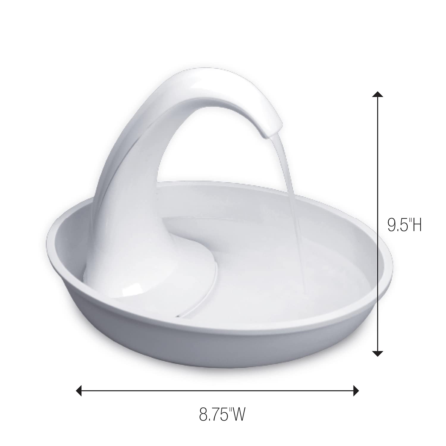 Pioneer Pet Fuente para Mascotas, Color Blanco, 2,26 kg (Paquete de 1)
