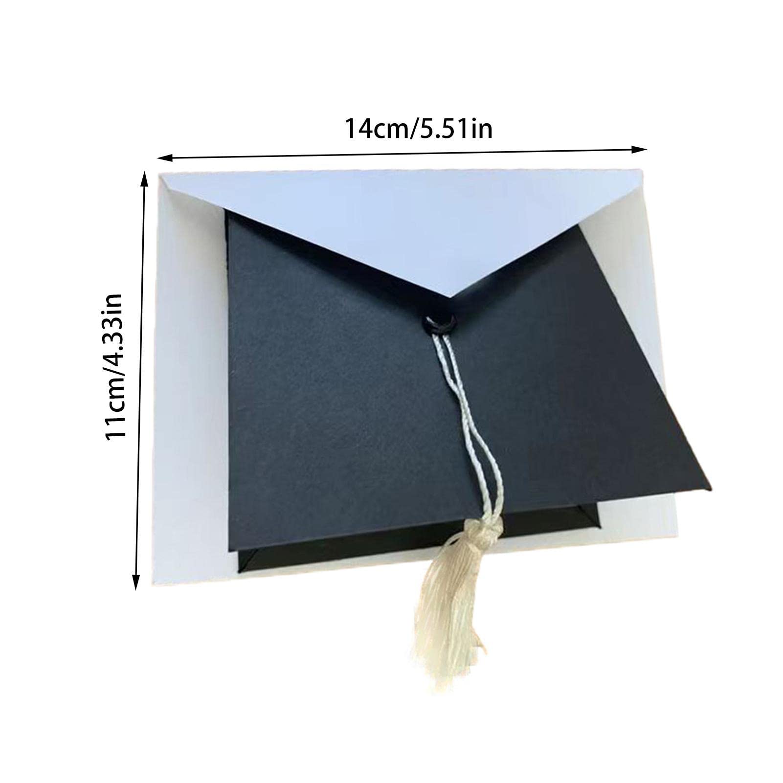 Porta soldi - laurea - congratulations - busta portasoldi (formato 22 x 9,5 cm) + biglietto d'auguri vuoto all'interno - ideale per il tuo messaggio personale - realizzato interamente a mano