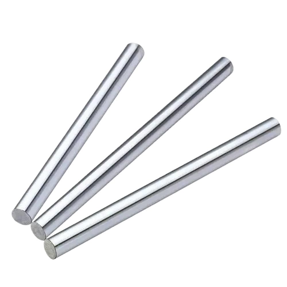 verchromte Linearwellen mit Gewindeenden, GCr15 verchromte gehärtete Linearwelle 8 mm 500–1000 mm Präzisionsführungsstange(16pcs 600mm)