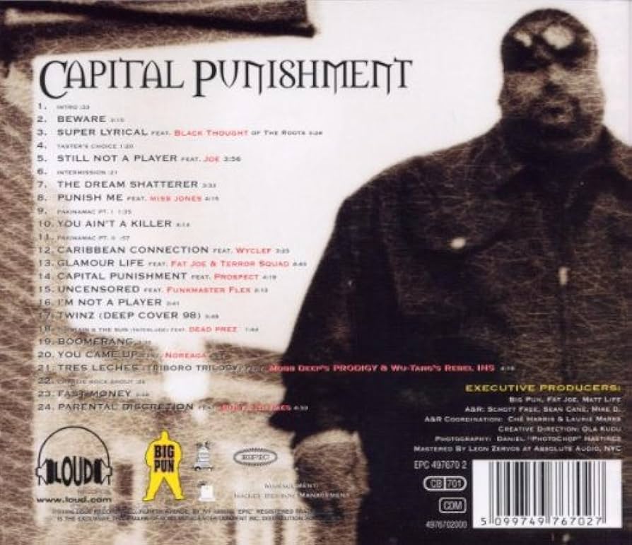 レア盤★BIG PUN CAPITAL PUNISHMENT アルバムレコード BIG PUN / Capital Punishment (LP) / Loud | WAXPEND RECORDS