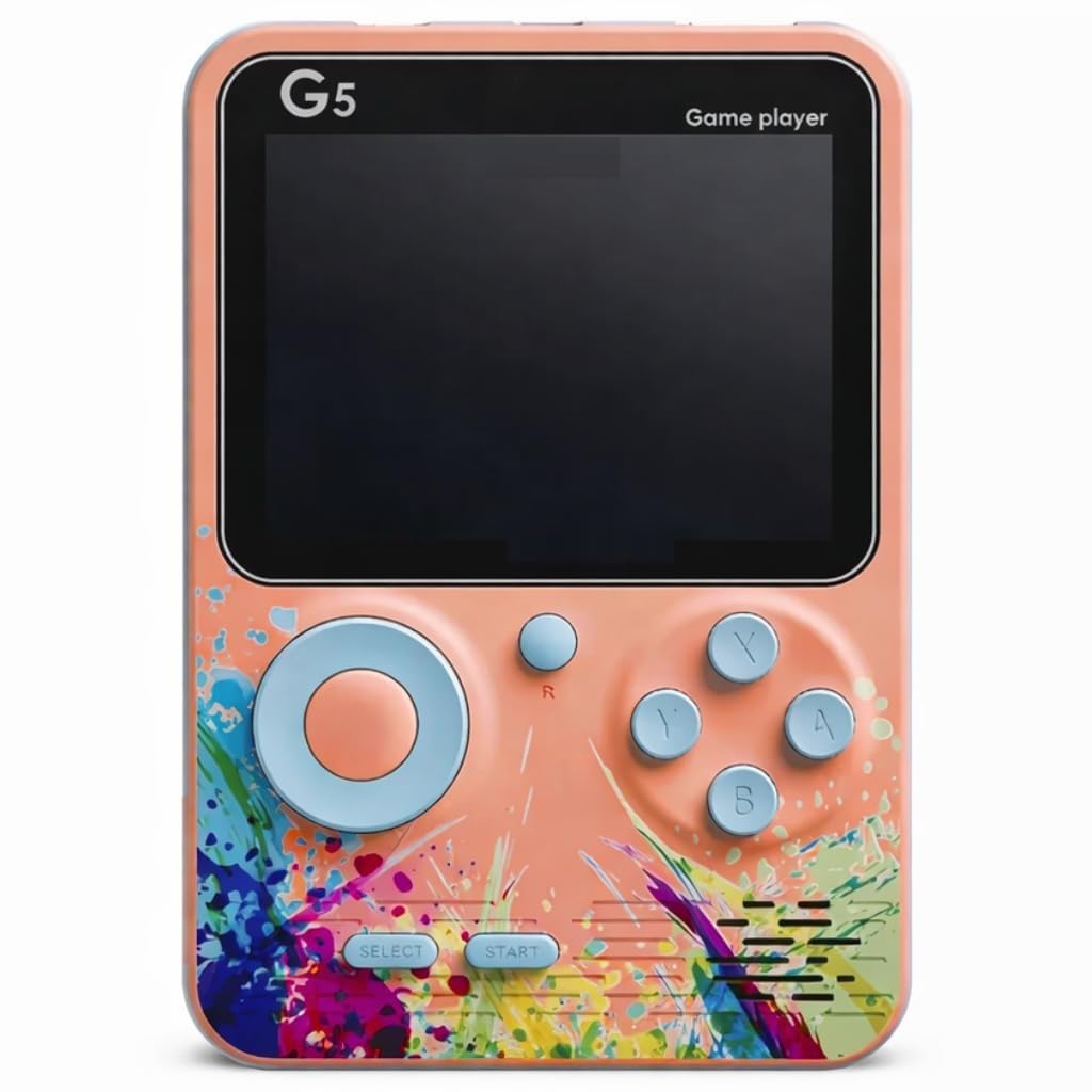 g5 handheld game console for kids | retro gaming device with 3.0 inch hd screen | 500 built-in classic games | av output