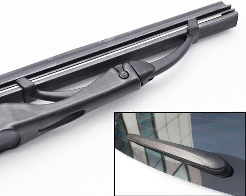 Car Rear Windshield Wiper Arm for Audi A4 B5 1994-2001, Back Wiper Arm Blade Set Rubber Cleaning Window Replacements Parts