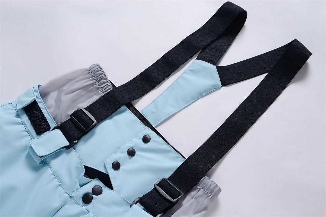 Suwequest Pantaloni da sci alpino, da uomo e da donna, invernali, per sport all'aria aperta, caldi e antivento