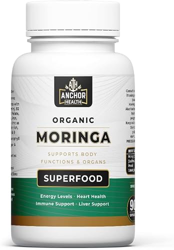 Organic Moringa Oleifera | Superfood Multivitamin | 90 Caps
