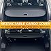 NIKALAIKA Cargo Cover for 2025 2024 2023 2022 Jeep Grand Cherokee (2 Row WL) & 4XE, Retractable Rear Trunk Cover Compatible with Jeep Grand Cherokee Trunk Security Cover Car Accessory, Carbon Fiber