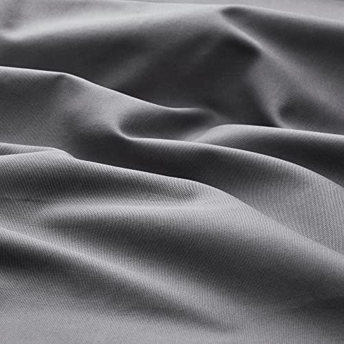 Drap-housse gris 140x200 cm RÖNNVECKMAL pour lit double confortable - 5