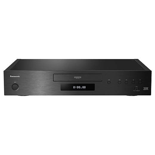Panasonic DP-UB9004 UHD Blu-ray Player (HDR10+, 4K Blu-ray Disc, 4K VoD, Dolby Vision, 2x HDMI, 2x USB) Black