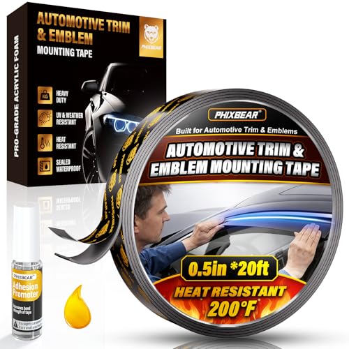 PHIXBEAR 0.5in x 20ft Emblem Tape