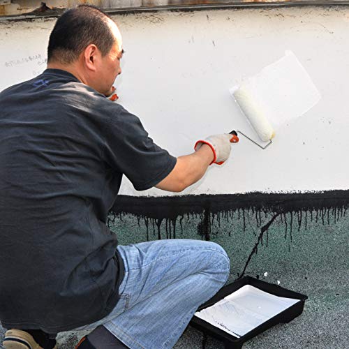 image for KingOrigin Premium 18 Piece Multi use 9 inch Paint Rollers,Roller, Pai