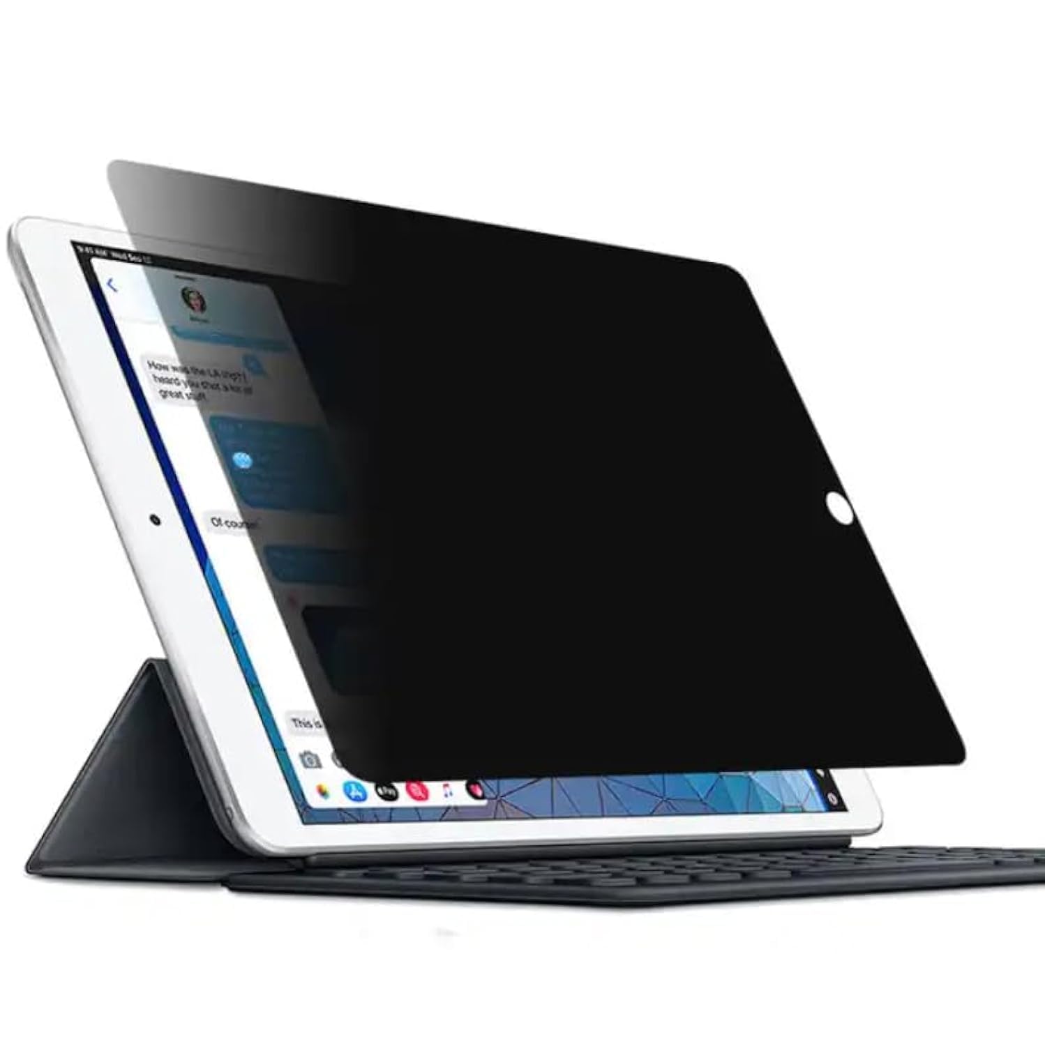 FiiMoo Privacy Schutzfolie Für IPad 10,2 2020/2019 - 360° Sichtschutz Mit 9H Härte