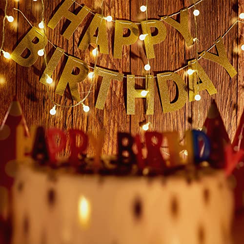 Double-Sided 100 Sheets Gold Glitter Cardstock 8.5 X 11, Goefun 80Lb No-Shed Shimmer Glitter Paper For Wedding Parties, Invitations, Birthday, Diy Craft Projects, Anniversary #TOP3